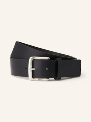 Hugo Pasek Skórzany Geffrey schwarz