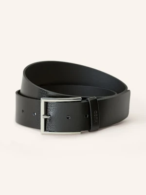 Hugo Pasek Skórzany Giaspo schwarz