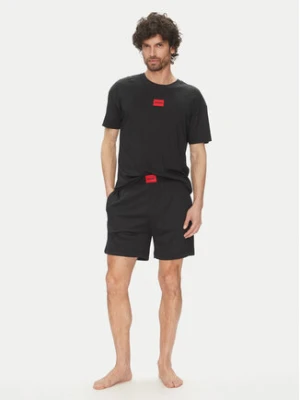 HUGO Piżama Galaxy 50540091 Czarny Relaxed Fit