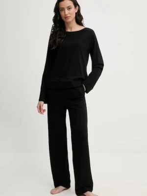 HUGO piżama MESH LOGO LONG SET