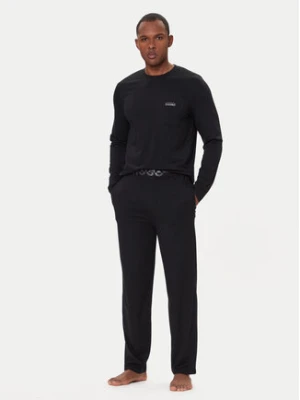 HUGO Piżama Nocto 50550099 Czarny Relaxed Fit