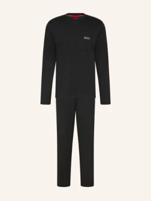 Hugo Piżama Nocto Long schwarz