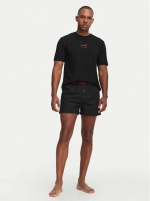 HUGO Piżama Soren Short Set 50575408 Czarny Regular Fit