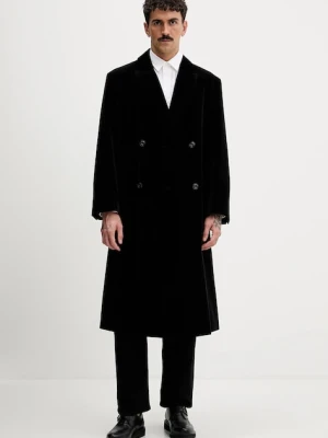HUGO płaszcz bawełniany kolor czarny 50549277