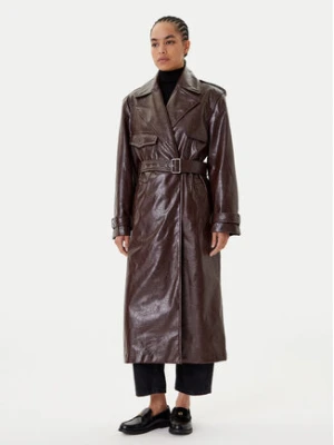 HUGO Płaszcz przejściowy Malitte-1 50542286 Brązowy Relaxed Fit