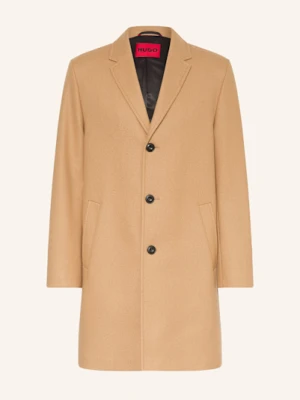 Hugo Płaszcz Wełniany Malte beige