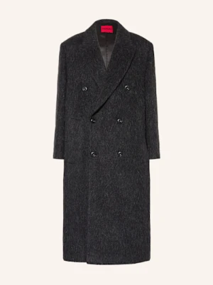 Hugo Płaszcz Wełniany Manus schwarz