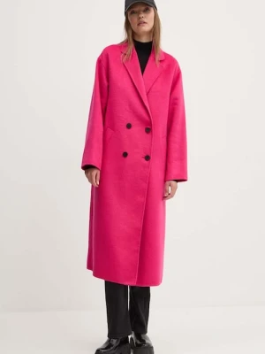 HUGO płaszcz z domieszką wełny