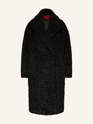 Hugo Płaszcz Z Pluszowego Materiału Malite schwarz