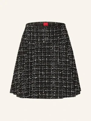 Hugo Plisowana Spódnica Rablumi schwarz