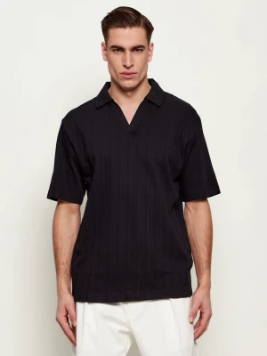 HUGO Polo Dalibo | Relaxed fit czarny