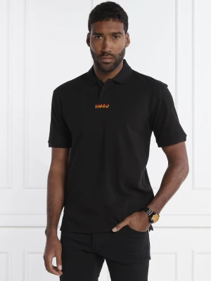 HUGO Polo Dalio | Regular Fit czarny