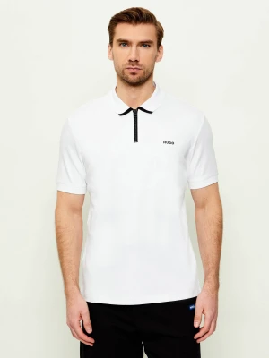 HUGO Polo Dalomino | Regular Fit biały