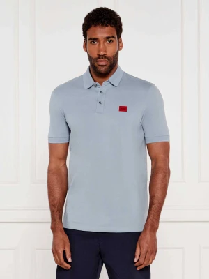 HUGO Polo Dereso232 | Slim Fit błękitny