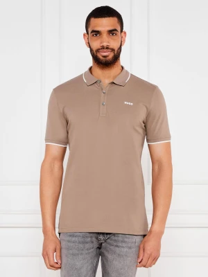 HUGO Polo Dinoso222 | Slim Fit beżowy