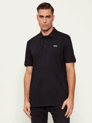 HUGO Polo Donos222 | Regular Fit czarny