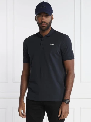 HUGO Polo Donos222 | Regular Fit granatowy