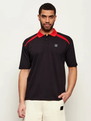 HUGO Polo Dunios | Hugo x Racing Bulls | Relaxed fit czarny