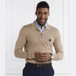 HUGO Polo Sastor | Regular Fit | z dodatkiem wełny