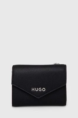 HUGO portfel damski kolor czarny 50516933