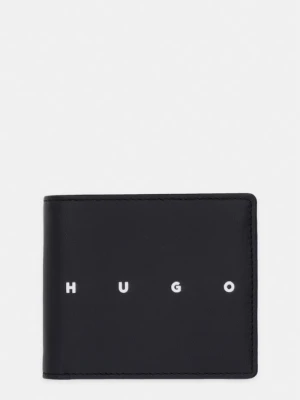 HUGO portfel męski skórzany REHX_4cc Coi czarny