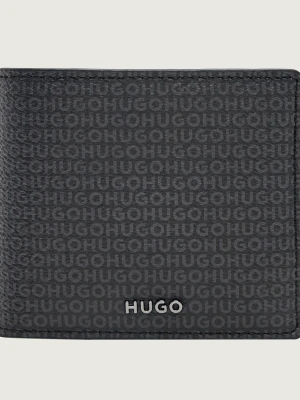HUGO Portfel Quantic_N_4cc Coin M czarny