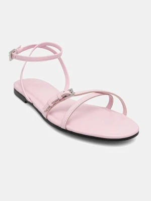 HUGO sandały skórzane Tayna