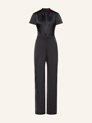 Hugo Satynowy Kombinezon Katene schwarz