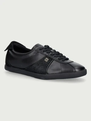 HUGO Serenata sneakersy damskie skórzane czarny