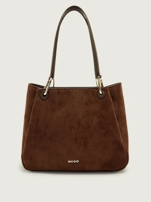 HUGO Shopperka Orin 2.0S | zamsz brązowy