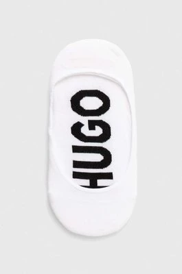 HUGO skarpetki 2-pack damskie kolor biały 50516398