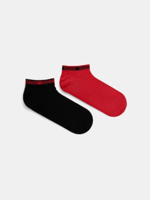 HUGO skarpetki 2-pack męskie kolor czerwony 50516394
