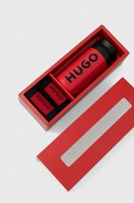 HUGO skarpetki 2-pack męskie kolor czerwony