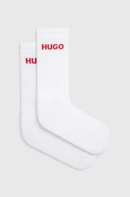 HUGO skarpetki 6-pack męskie kolor biały