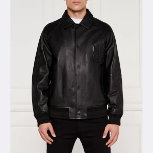 HUGO Skórzana kurtka bomber Larston | Regular Fit