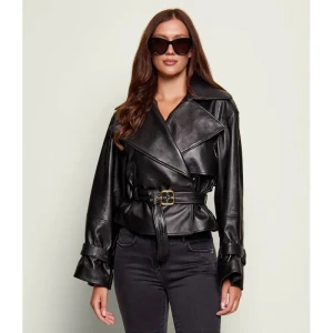 HUGO Skórzana kurtka Lanitte | Relaxed fit