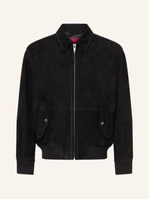 Hugo Skórzana Kurtka Lemai schwarz