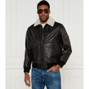 HUGO Skórzana kurtka Loran | Regular Fit
