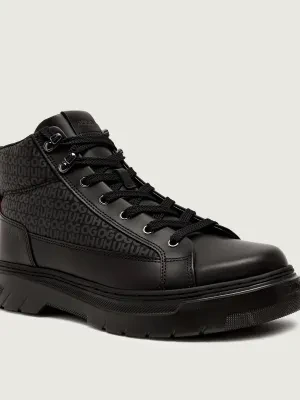 Zdjęcie produktu HUGO Skórzane buty wysokie Urian_halb_nybomn