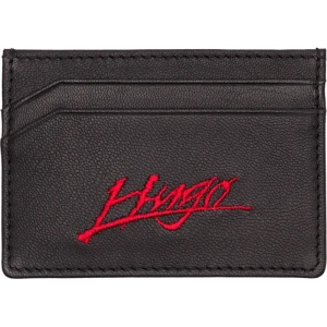 HUGO Skórzane etui na karty Handwritten