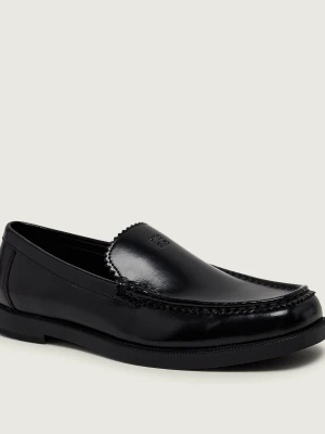 HUGO Skórzane loafersy Liora_Loafer_alt czarny