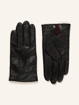 Hugo Skórzane Rękawiczki Jaan schwarz