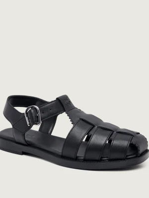 HUGO Skórzane sandały Liora_Sandal_clt