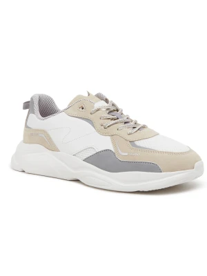 HUGO Skórzane sneakersy biały