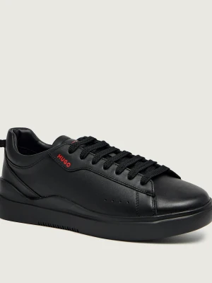 HUGO Skórzane sneakersy Blake Tenn lt N czarny