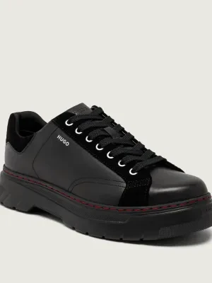 HUGO Skórzane sneakersy Urian_derb_ltsd