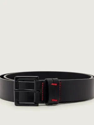 HUGO Skórzany pasek Gebbol-REDst_Sz35