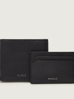 HUGO Skórzany portfel + etui na karty GBHM_4cc&CardCase