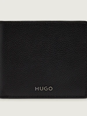 HUGO Skórzany portfel Huke_4cc Coin czarny