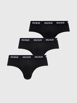 HUGO slipy (3-pack) 50469763 męskie kolor czarny 50469763